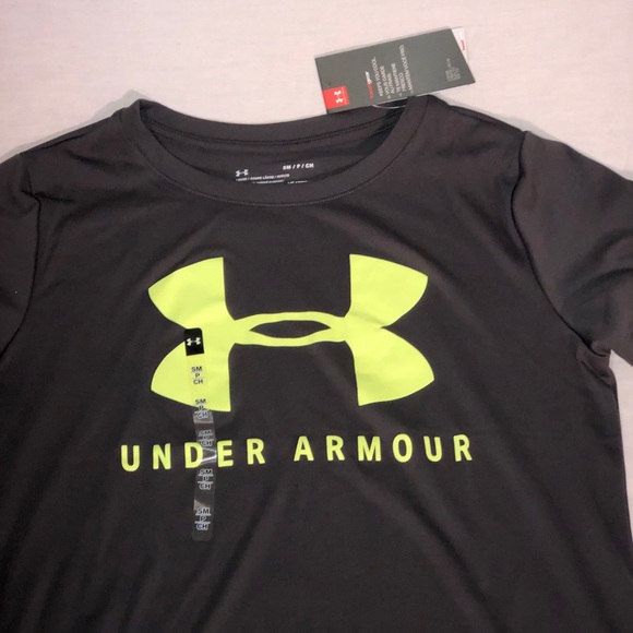 NWT Under Armour Logo Heatgear Shirt Size Small - Picture 2 of 5